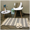 Wholesale outdoor decor cotton woven geometric runner rug